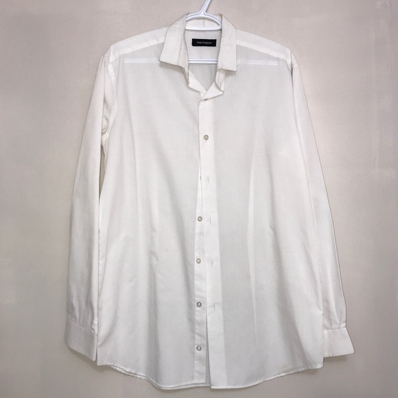 Peter England Classic White Buttoned Down Shirt - Picture 1 of 11
